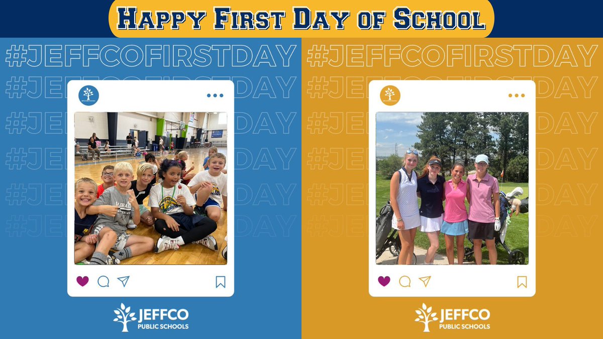 GoldCrownCO's tweet photo. Happy First Day of School! Start this year off right!
BEST YEAR EVER!!! ππβ
#JeffCoFirstDay @JeffcoSchoolsCo https://t.co/rZKtoTO2Wp