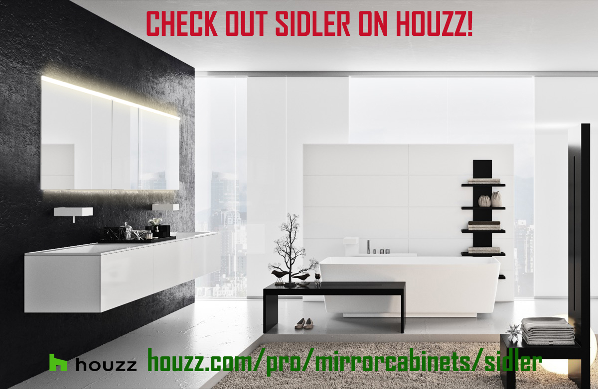 Learn more about SIDLER's portfolio of large-scale development projects featuring our mirrored cabinets in the bathroom designs. Check out our HOUZZ: houzz.com/pro/mirrorcabi… Follow us or post a review! #houzz #bathroomdesign #interiordesign #architecture #swissdesign #HGTV