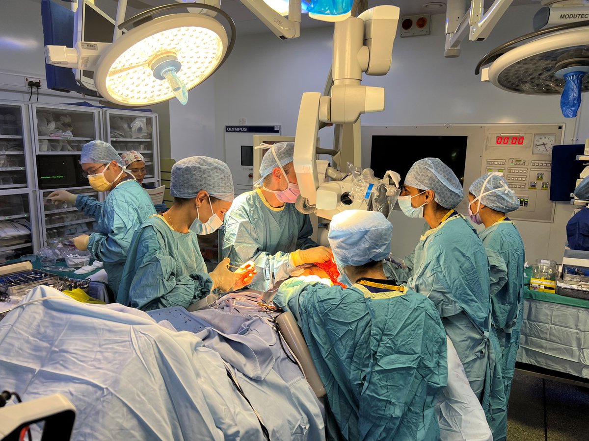 GSTTnhs's tweet photo. Our surgeons operated on three months worth of breast cancer patients in five days, using the HIT list method pioneered at the Trust to cut waiting lists.

The 22 reconstructive surgery patients had breast cancer, were breast cancer gene carriers, or both: https://t.co/c8fbv8wN6u https://t.co/wUoV9cFUiH