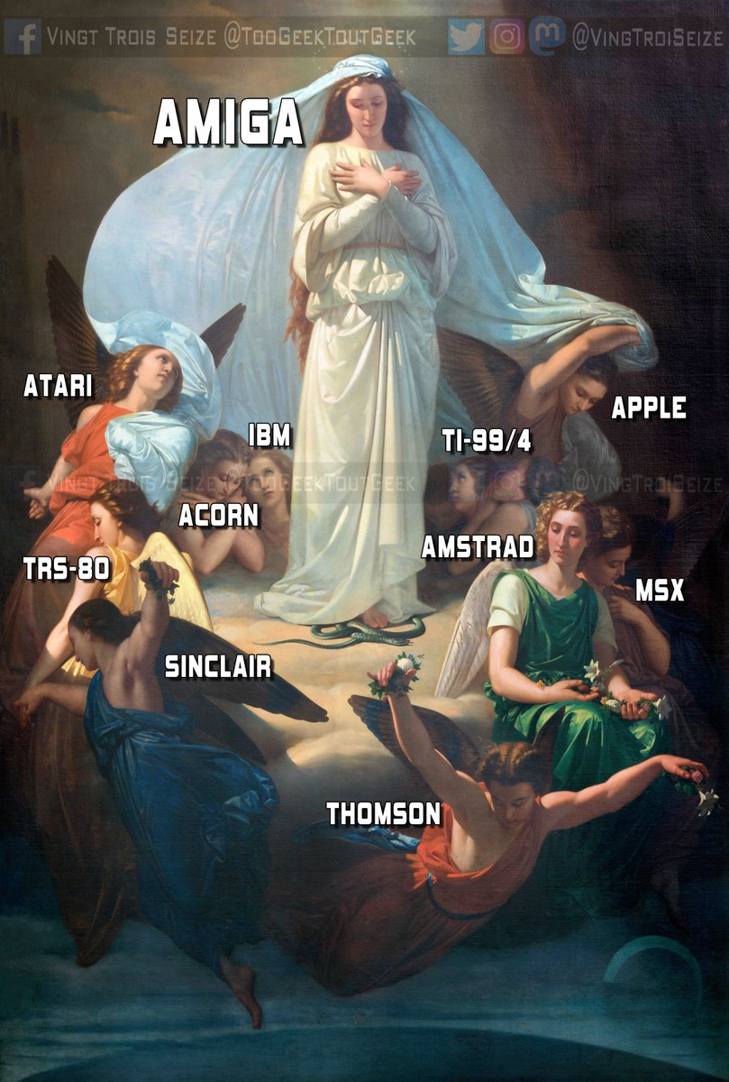 VingTroiSeize's tweet photo. One ring to rule them all!
#AMIGA #Commodore #CBM #retrocomputer #retrogaming #videogames #80s #90s #Geek
#Apple #Atari #IBM #TI994 #acorn #TRS80 #Sinclair #AMSTRAD #MSX #Thomson https://t.co/RNI0aCPmT3
