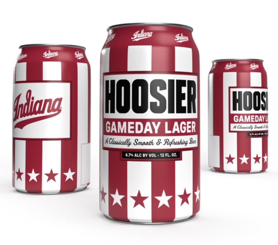 Hoosier Gameday Lager, Indiana's first-ever branded beer, will be available at Hoosiers' home games this fall
