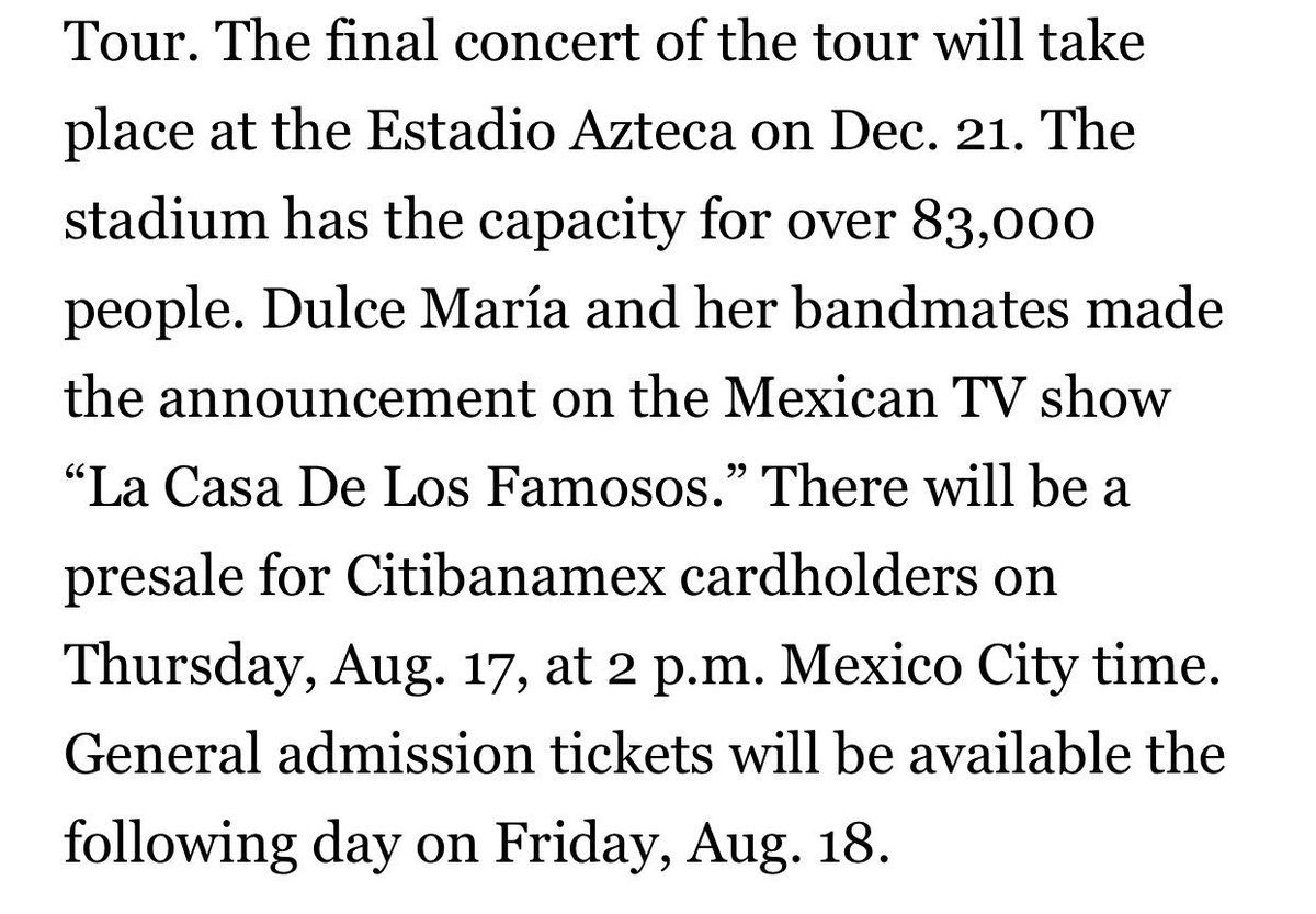 centraldmes's tweet image. Dulce María and her bandmates! Assim como Billboard em 2006, atualmente o RBD volta a ser chamado de "Dulce María e seus colegas de banda" em anúncio de show no estádio Azteca.