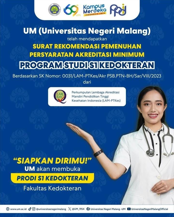 jokiptn's tweet photo. FK UM segera di buka!
Bagi yg berminat dibantu masuk kedokteran Universitas Negeri Malang. bisa chat π©
jaminan masuk.
*tgl pendaftaran menyusul*
#JOKIPTN #JOKIPTS #JOKIUM
#FKUM #FKIPB #FKSWASTA
#FKUNESA #FKPTN #zonauang https://t.co/Aq7efbLvEW