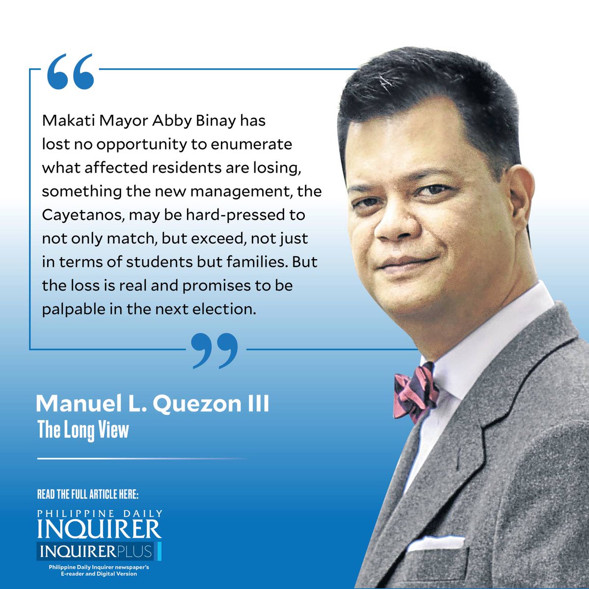 Today's #TheLongView by Manuel L. Quezon III (Aug. 16, 2023) Visit opinion.inquirer.net for fearless views and more. Get the Inquirer here: inq.news/inqshop