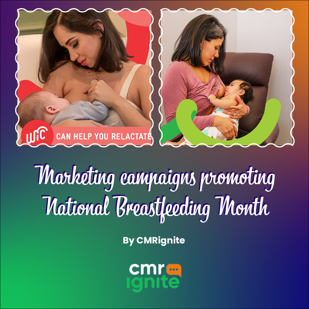 August is #NationalBreastfeedingMonth, when we recognize #breastfeeding parents. 💟 Our clients Wisconsin WIC and National WIC Association help low-income families get access to breastfeeding support, nutritious food, and more. 

Learn more about our work: cmrignite.com
