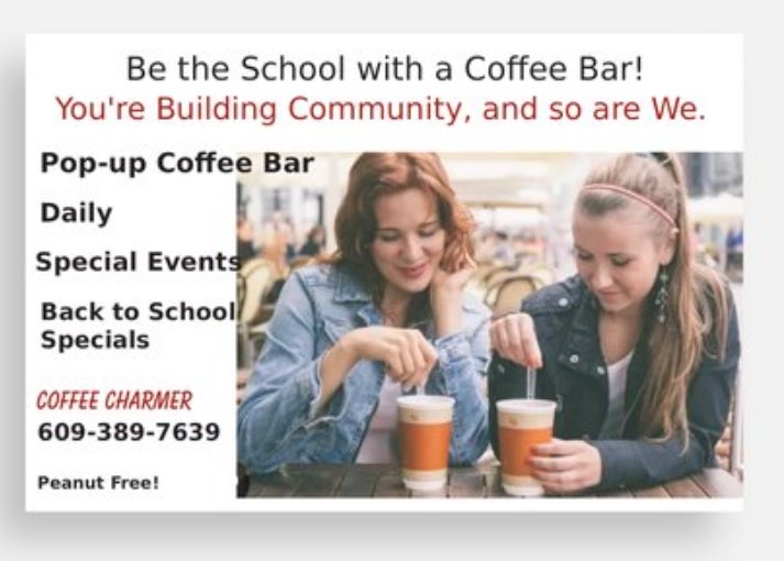 RussHowell8's tweet image. Coffee bar at schools