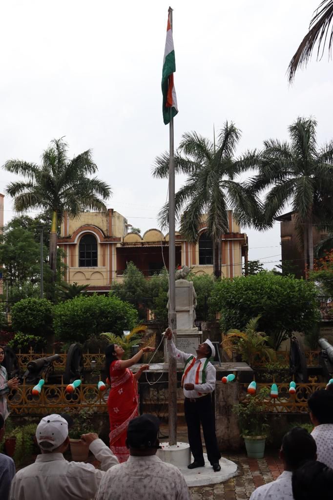 theladywilson's tweet photo. With great enthusiastic and patriotic manner Lady Wilson Museum celebrated the 77th Independence Day along with the entire nation. The feeling of being an Indian is makes us proud https://t.co/LIUE68Irhv