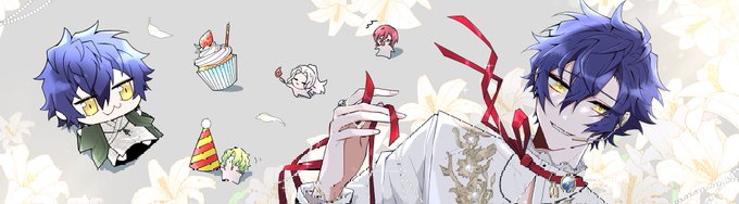 「青髪 百合の花」のTwitter画像/イラスト(新着)