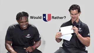 uacfootball's tweet photo. We are back with our latest edition of #UACFootball🏈 "Would U Rather" hosted by @SUUFB_ ‼️ #TBirdNation
👀 | https://t.co/qRap9ihalv
☑️Subscribe & Follow us on YouTube for ALL the highlights, interviews & more of our inaugural season
🔗 | https://t.co/X6rw37II69 https://t.co/oW491Sq9BP