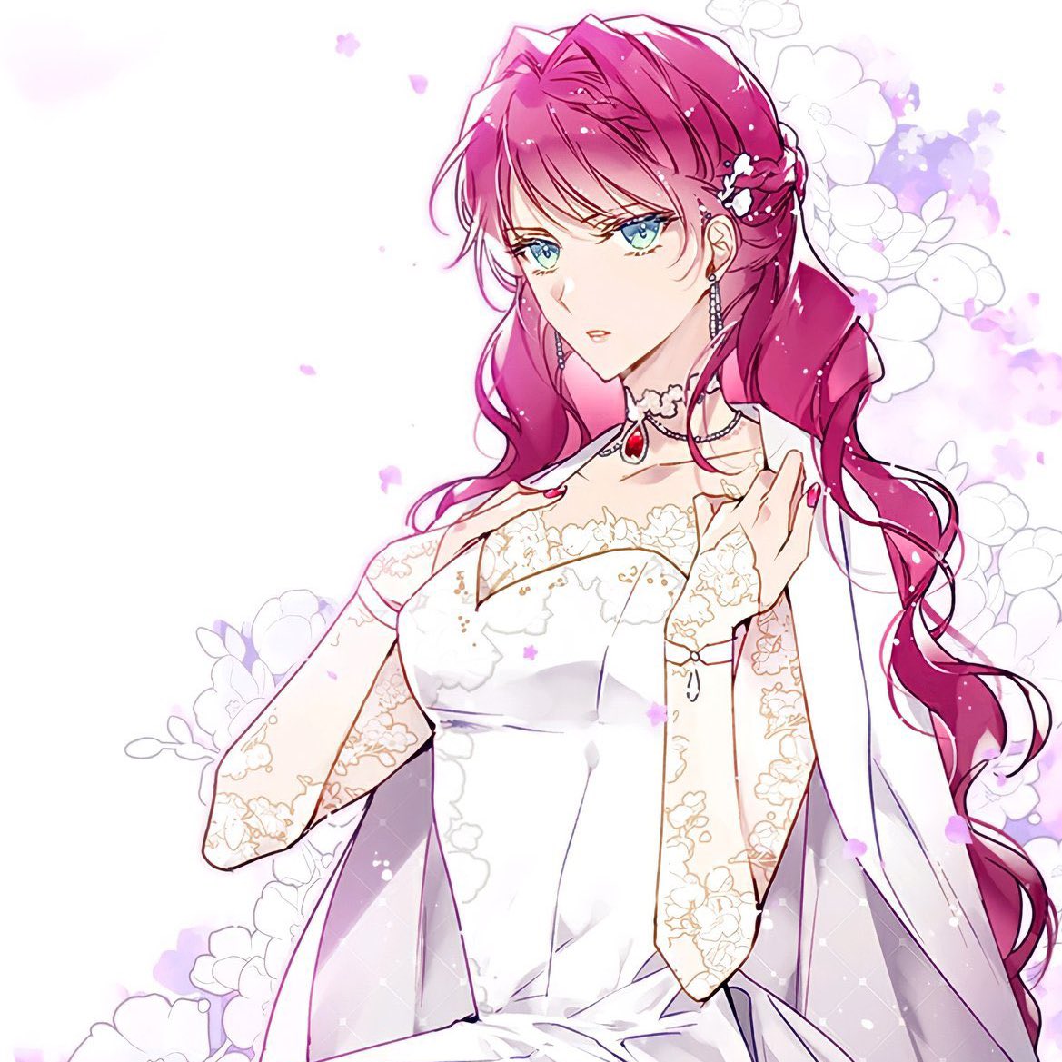 "Goodness me. It's quite hot today." 

She says this yet she's wearing clothes that SHOULDN'T be worn during a hot day. Her logic can't be explained.