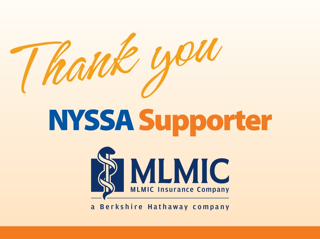 Thank you to our NYSSA Supporter, MLMIC.