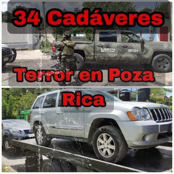 📰 MACABRO HALLAZGO... ENCUENTRAN 34 PERSONAS DESMENRADAS EN HIELERAS Y REFRIGERADORES

.-Autoridades encontraron los restos de cuerpos desmembrados de al menos 34 personas en hieleras y refrigeradores en Poza Rica, Veracruz, tras catear cinco inmuebles en busca de sospechosos.