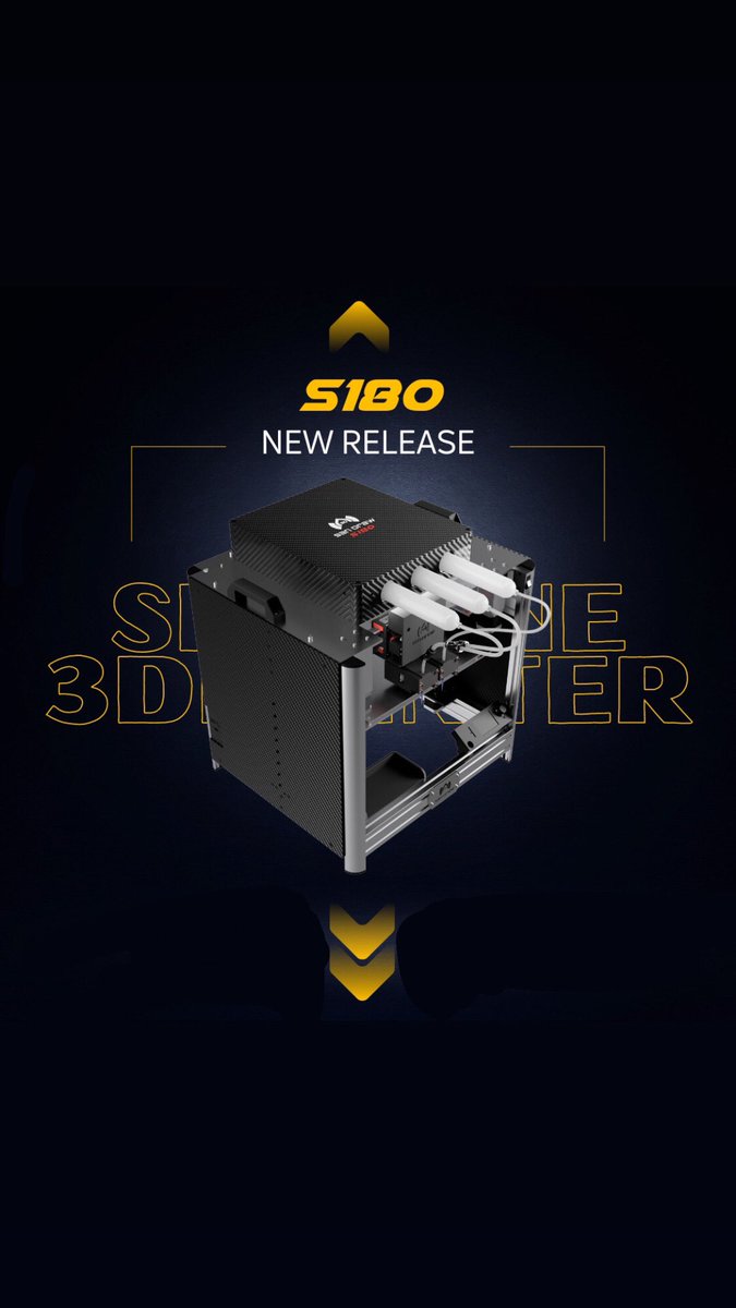 SanDraw3D's tweet photo. 2023 NEW MODEL S180‼️
Coming soon…..🔥🔥🔥
#News #Silicone3Dprinter #3Dprinter #S180 #FAM #INPA #IMSS #newrelease #flagship #SanDraw #WaterSoluble #support #material #dental #medical #engineering #mechanical #mechanicalengineering #3dprinting https://t.co/sfEvlHN3JJ