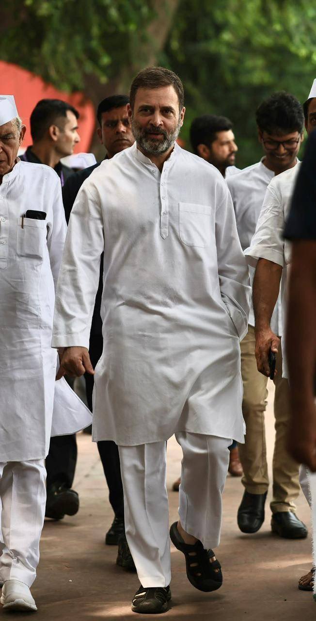 Rahul gandhi outlet kurta pyjama style