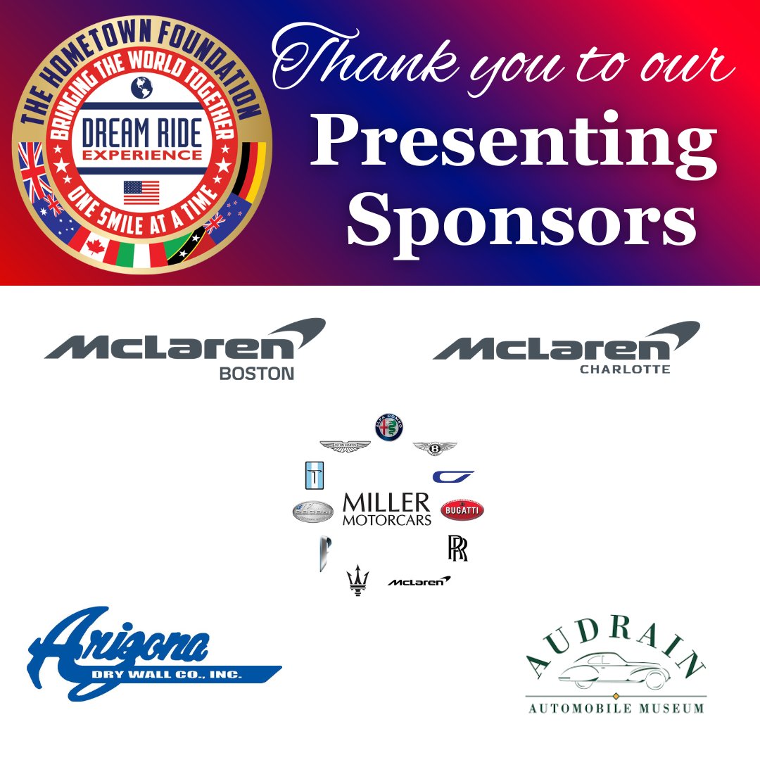Thank you to our presenting sponsors, who make all of our special events possible.
