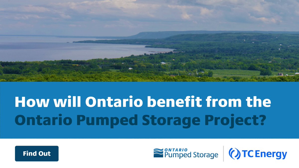 Together, we can cut electricity costs, fight climate change and deliver clean, energy to Ontarians, all while creating jobs and boosting economies.

Visit OntarioPumpedStorage.com to learn more.

#Ontario #PumpedStorage #EnergyProblemSolvers #EnergyTransition