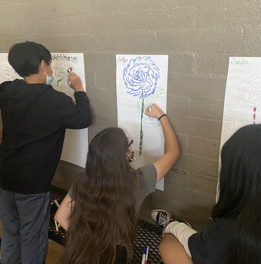 AdvotProject's tweet image. Students from Proyecto Pastoral drawing in class