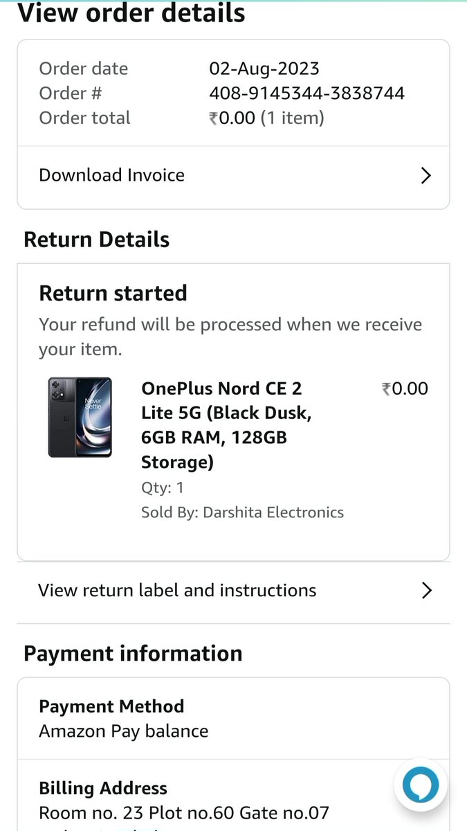 atnhussainkhan's tweet image. &quot;Disappointed with Amazon&apos;s return process - my return still hasn&apos;t been picked up. Hoping for a quick resolution to this issue&quot;. #AmazonReturns #CustomerServiceFail
