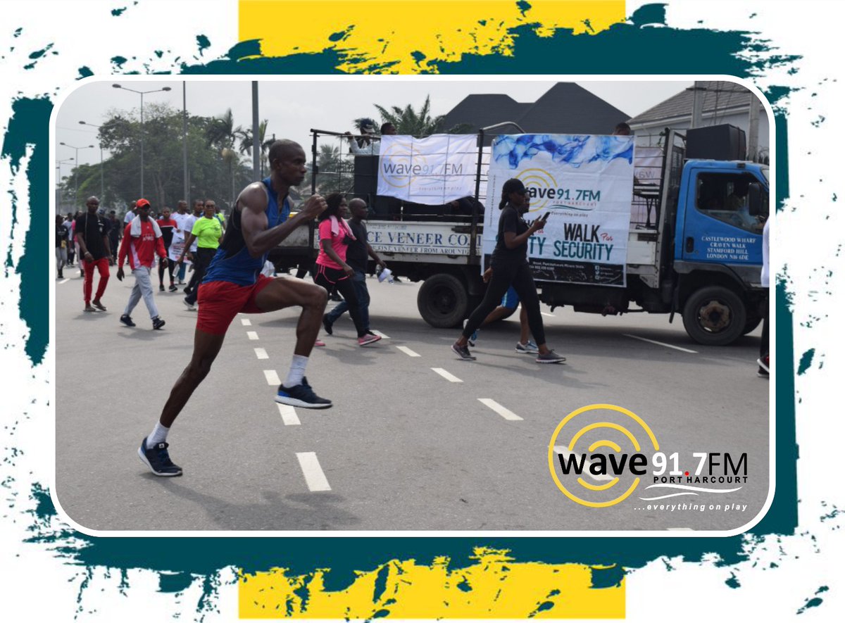 917wavefm's tweet photo. If you don’t make time for exercise, you’ll probably have to make time for illness.
#WalkforSafetyWalkforSecurity #WSWS #Pictures #Excerpt
@SterlingBank https://t.co/Yrs4KX9eRP