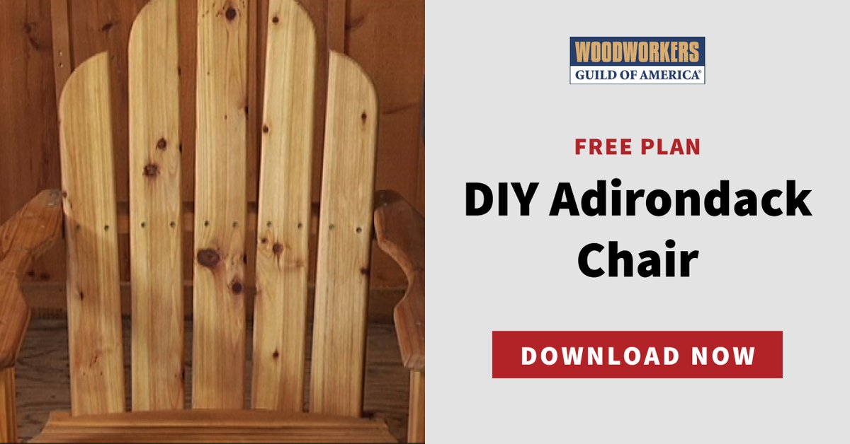 Build a project that rewards you with relaxation. Whether for yourself, a family member, or friend, you can build a sturdy, comfortable chair with a beautiful finish. Download our free DIY Adirondack chair plans! ow.ly/ZgPB50JX4km