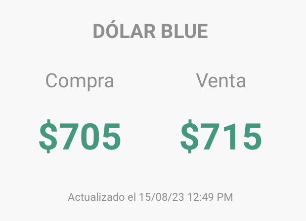 EL KIRCHNERISMO NOS HIZO MIERDA.
Empezaron el gobierno con un dólar blue a $60 y hoy está a $715 o incluso más. Mientras todo se va al carajo, el Ministro de Economía en vez de ocuparse de solucionar los problemas, hace campaña como candidato a presidente. Nos toman de boludos.