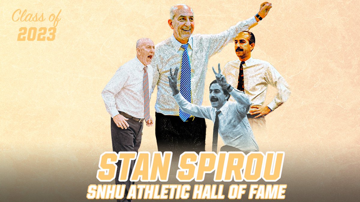 snhupenmen's tweet photo. Today's fourth inductee into the SNHU Athletic Hall of Fame Class of 2023 is Stan Spirou!

https://t.co/OLkhXwwqK0 https://t.co/8OmuTwkj3M