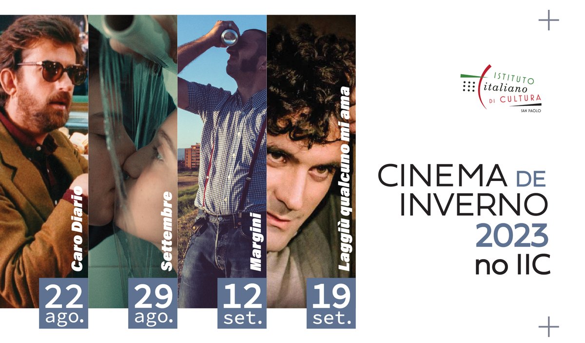 IICSanPaolo's tweet photo. É uma alegria imensa anunciar a volta do Ciclo de Cinema de Inverno do Instituto!
De 22/08 a 19/09
Entrada franca - sujeito a lotação
Mais info em nosso site:
https://t.co/hP4TsIu82F
#IICSP #CINEMAITALIANO #nannimoretti #mariomartone #niccolofalsetti #GiuliaLouiseSteigerwalt https://t.co/tZBGSRDxDz