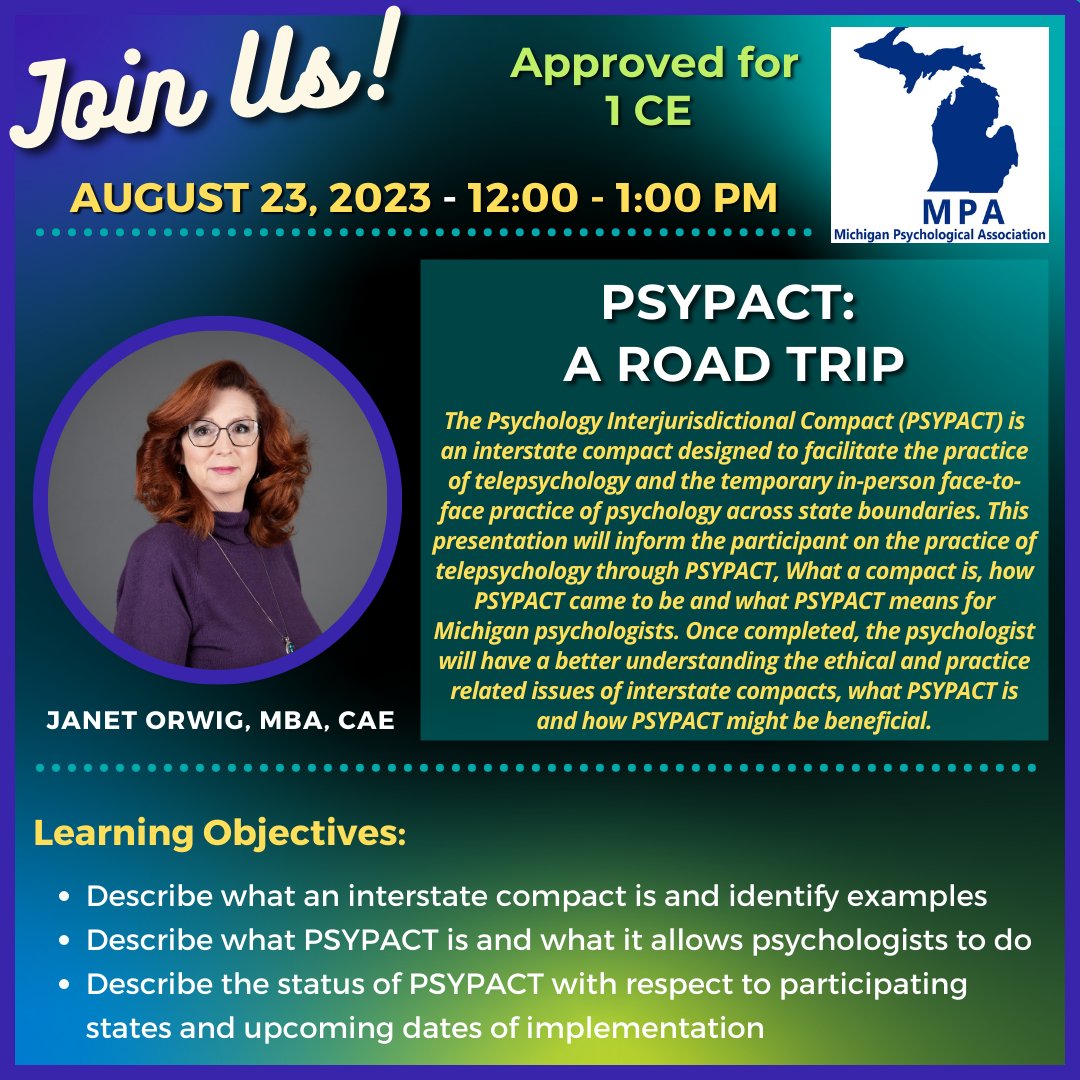 MI Psych Association tweet media