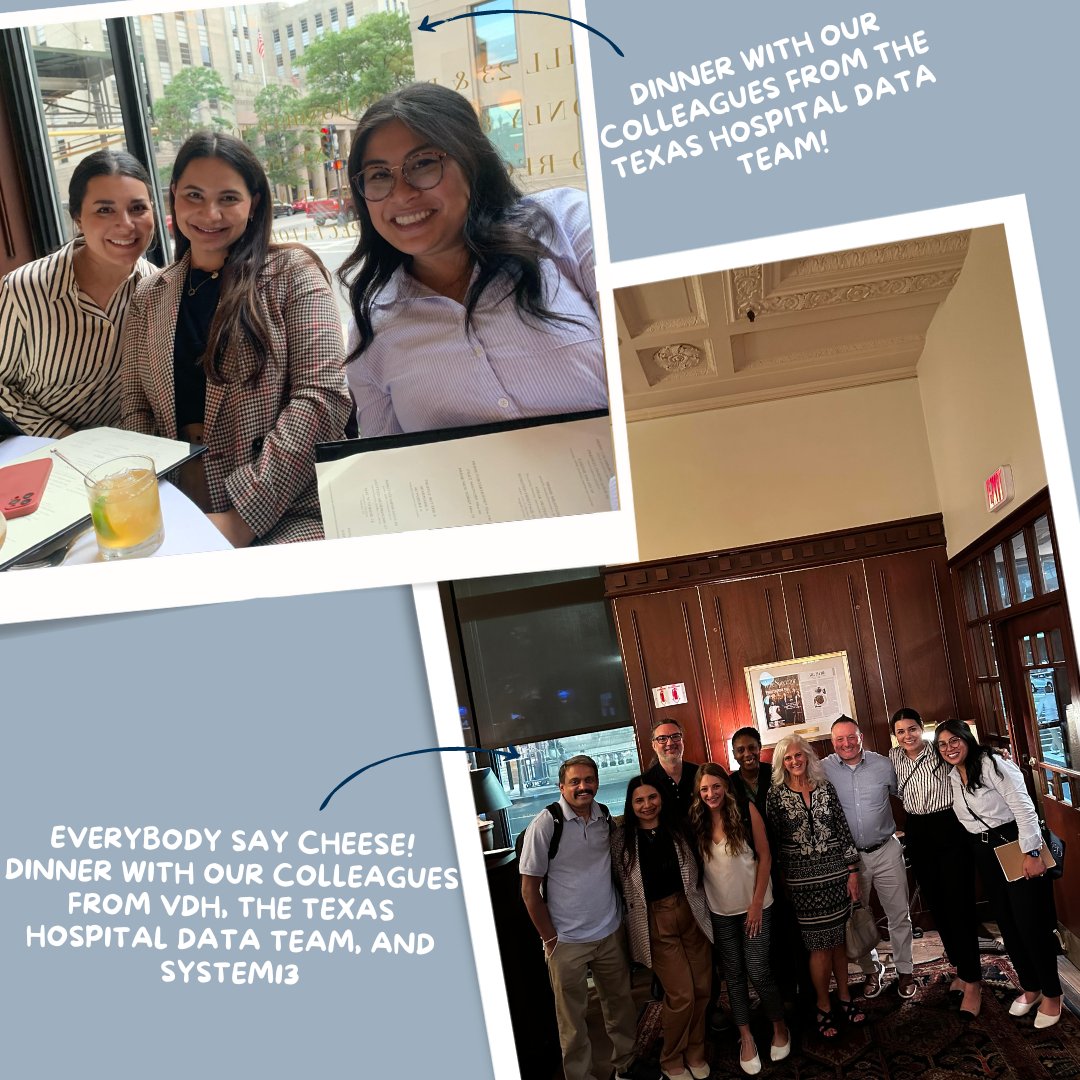 What a busy first night at the <a href="/NAHDOnews/">NAHDO</a> 3rd Annual Meeting/Networking Session and <a href="/NASHPhealth/">NASHP</a> Conference (#NASHPCONF23)! Still made time to hang out with some of our colleagues from the Texas Hospital Data team, <a href="/AnupSrikumar/">Anup Srikumar</a>, and System13, Inc.