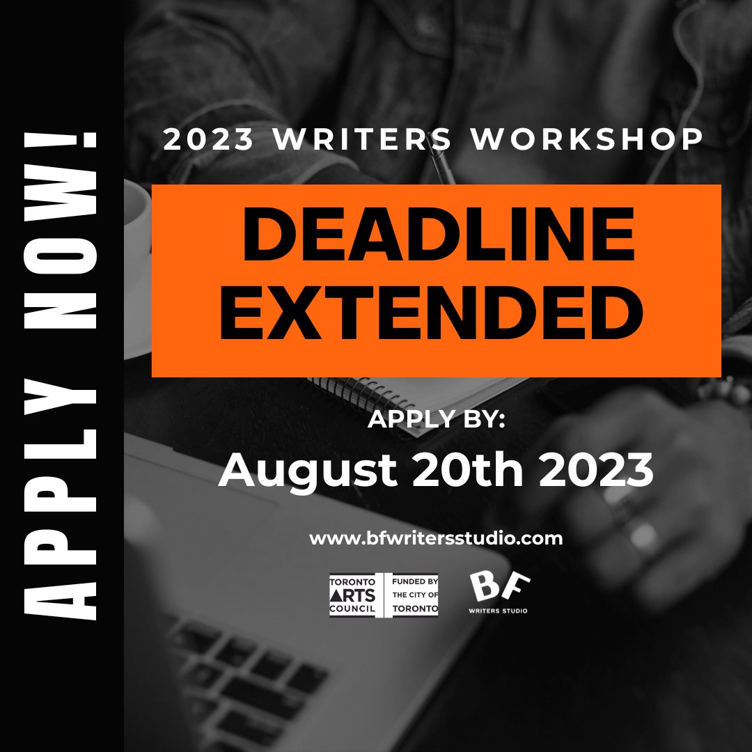 📢 Deadline Extended!📢

The registration deadline for the 2023 Writers Workshop has been extended until August 20th.

Don't miss out on this exciting opportunity to elevate your writing journey!

Apply Now 👉🏿bfwritersstudio.com/submissions

#WritersWorkshop #BlackWriters