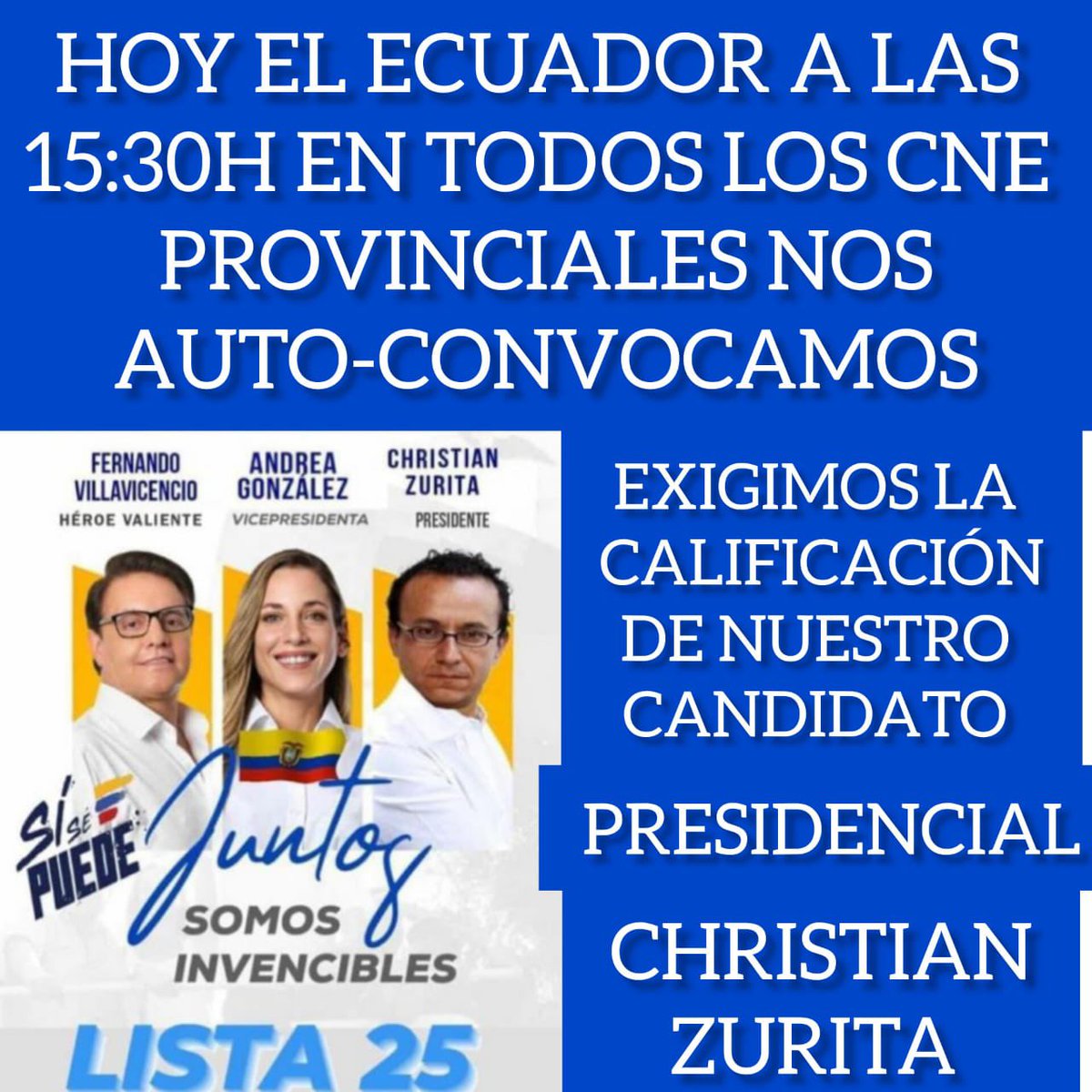 EdwinOrtegaS's tweet photo. Vamos a exigir lo que en derecho nos corresponde! 
#DonVillaEterno
#ZuritaEsVillavicencio https://t.co/dI7d5ZqvYl