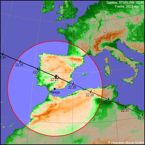 Storm_Malaga's tweet image. #Starlink | 15-08-2023, Málaga.

Misión: Starlink - 97 (G6 - 9)
Satélites: 22
Comienzo: 22:25 horas
Finalización: 22:28 horas
Dirección: Noroeste - Noreste
Visibilidad: Media