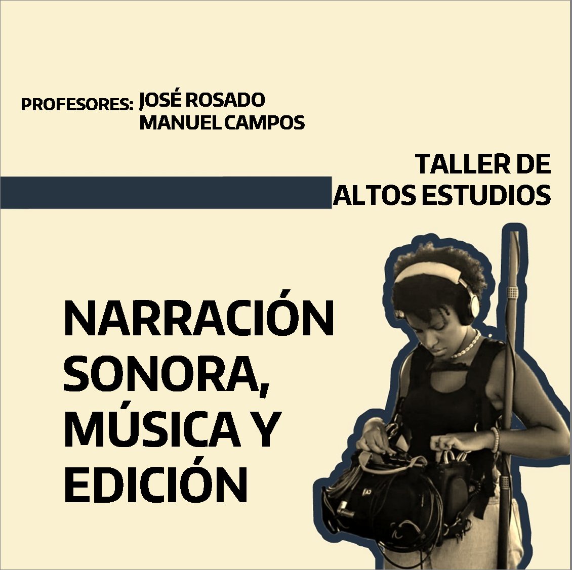 🎧🔥CONVOCATORIA ABIERTA para nuestro Taller de Altos Estudios: Narración Sonora, Música y Edición.

DESCÁRGATE LA CONVOCATORIA AQUÍ:
eictv.org/talleres-inter…

🗓Del 23 de octubre al 10 de noviembre|2023