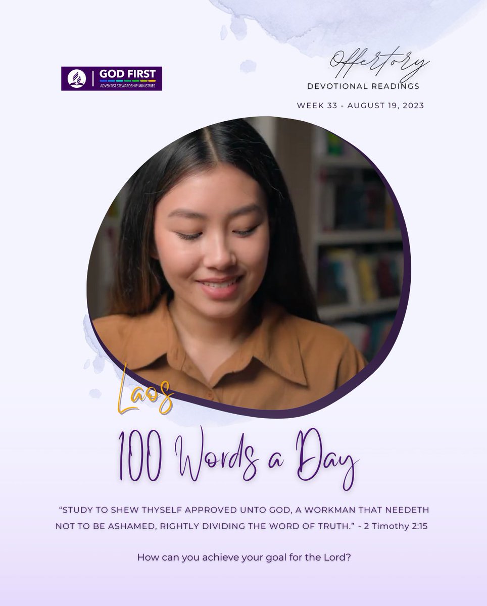 Dynamicstewards's tweet photo. 100 𝑾𝒐𝒓𝒅𝒔 𝒂 𝑫𝒂𝒚: https://t.co/nzYQZAT8jI
Determined to learn English, Nung challenged herself to learn 100 English vocabulary words everyday and joined an Adventist English Language centre. However, the language centre also introduced her to Jesus.
#DynamicStewards https://t.co/PwboovvrxH