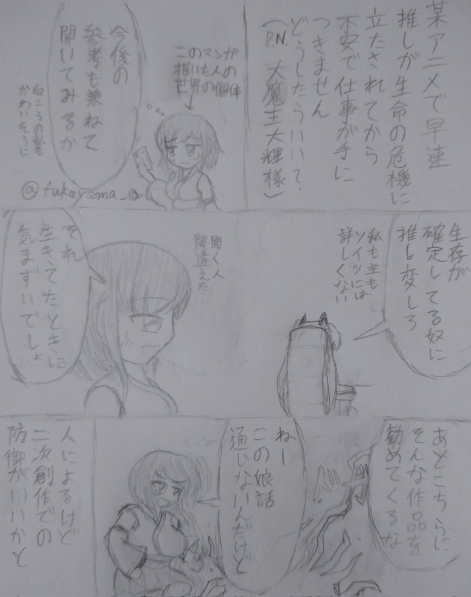 友人のキャラ
実はうちのこ初期組と同時期に生まれている 