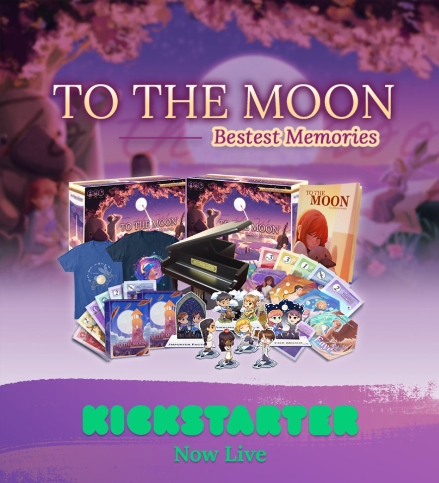 Reives_Freebird's tweet photo. TO THE MOON - Bestest Memories 
NOW LIVE on Kickstarter! 
https://t.co/N5LrbqG7cd

Ends in 30 days; please help spread the word. d-(' ' d-) Thank you all so much for your support! https://t.co/x2U3yBiYDE