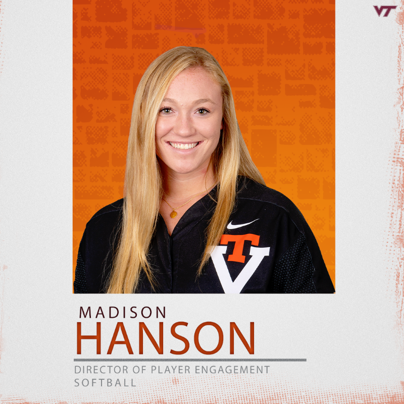 HokiesSoftball's tweet photo. 𝙏𝙝𝙞𝙨 𝙞𝙨 𝙝𝙤𝙢𝙚. 🦃

We are excited to welcome back @jaymebailey_ and @madisonhanson_ to the 2023-24 staff!