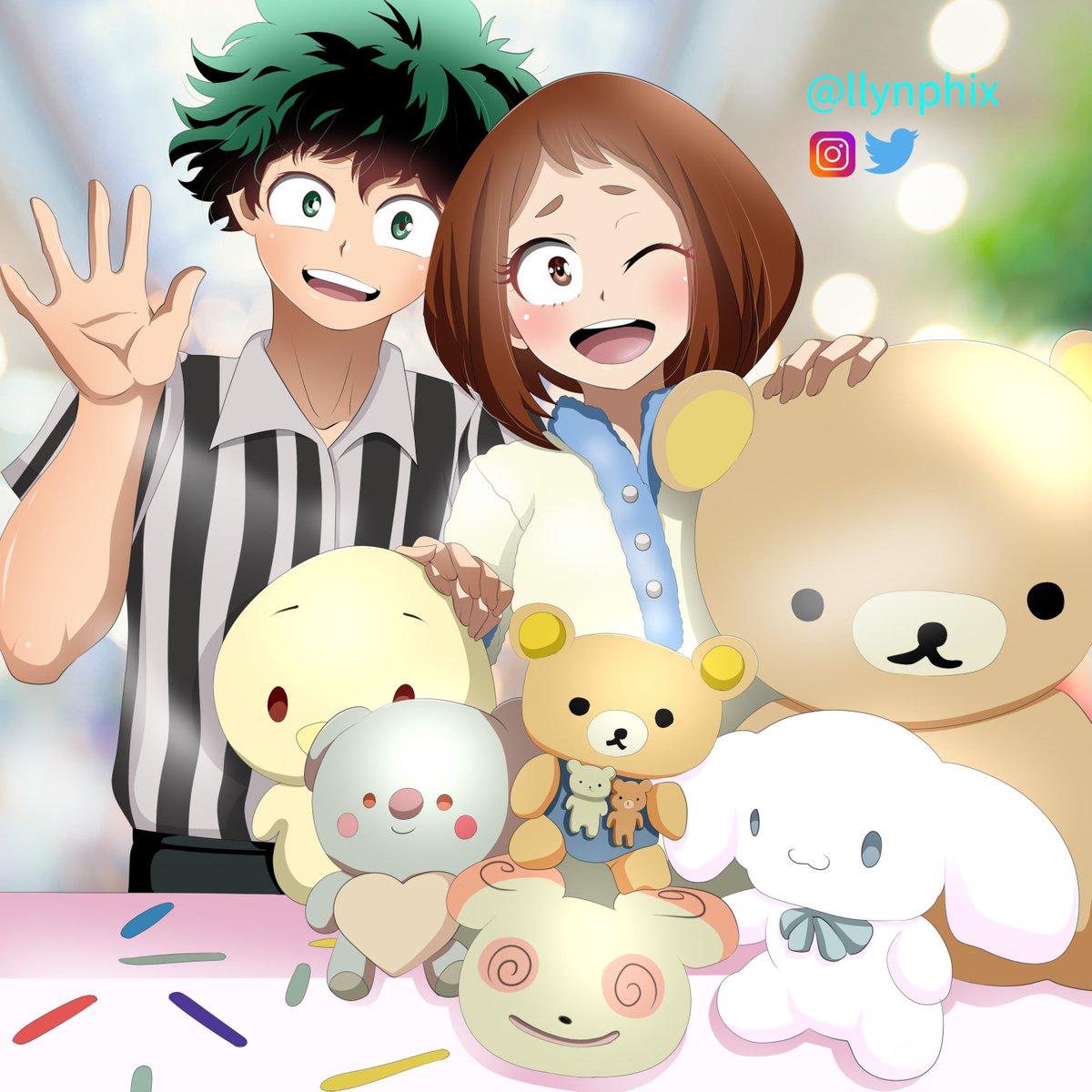 llynphix's tweet photo. Ochako Deku Cute Date, by me 💕
Open for commissions!😎
Daily Updates 
#Deku #OchakoUraraka  #myheroacademia #bhna #mha #date #BokuNoHeroAcademia  #anime #art #artist #lineart #design #fashion #style #inspiration #animegirl #animeboy #animeart https://t.co/YPHuSHxyOt