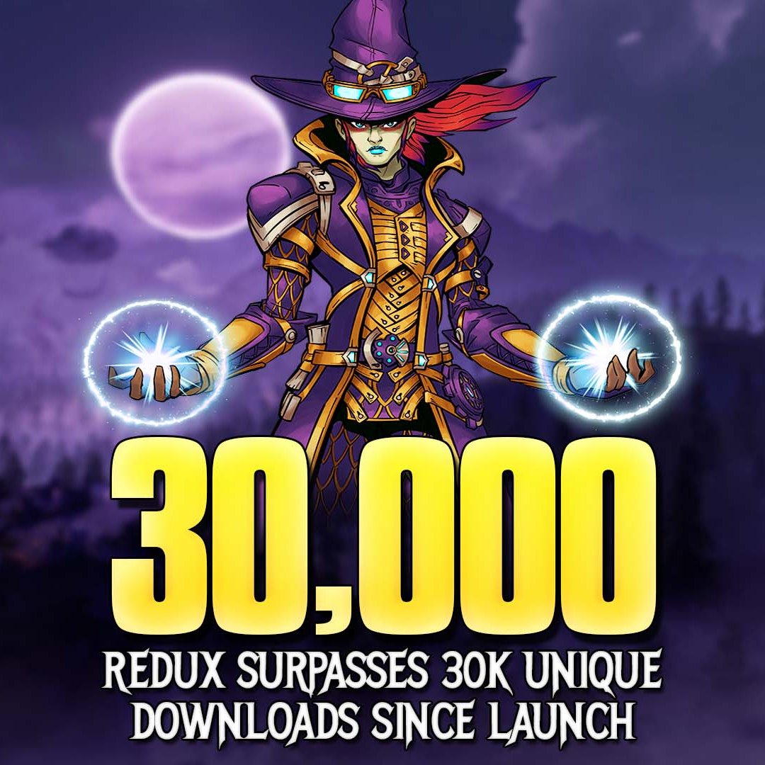 Wonderlands Redux released 4 months ago today, and we're pleased to announce that on the 4 month anniversary of the mod, we have officially surpassed 30,000 UNIQUE DOWNLOADS

This makes Wonderlands Redux one of the fastest recorded growing mods in Borderlands HISTORY.

Thank you.