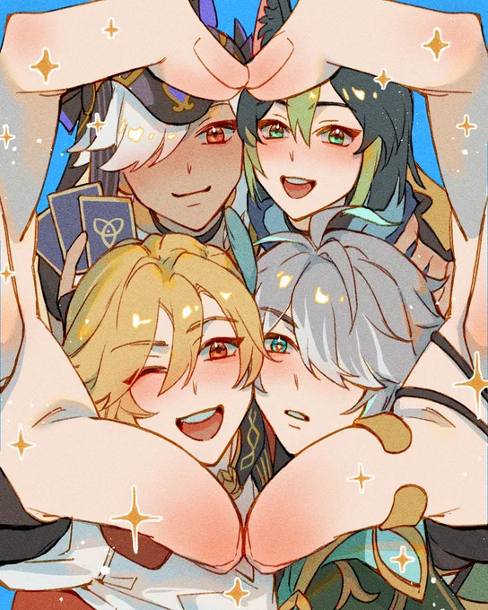 Fontaine is coming, I'll miss them so much #原神 #GenshinImpact #Cyno #Tighnari #Kaveh #Alhaitham 
