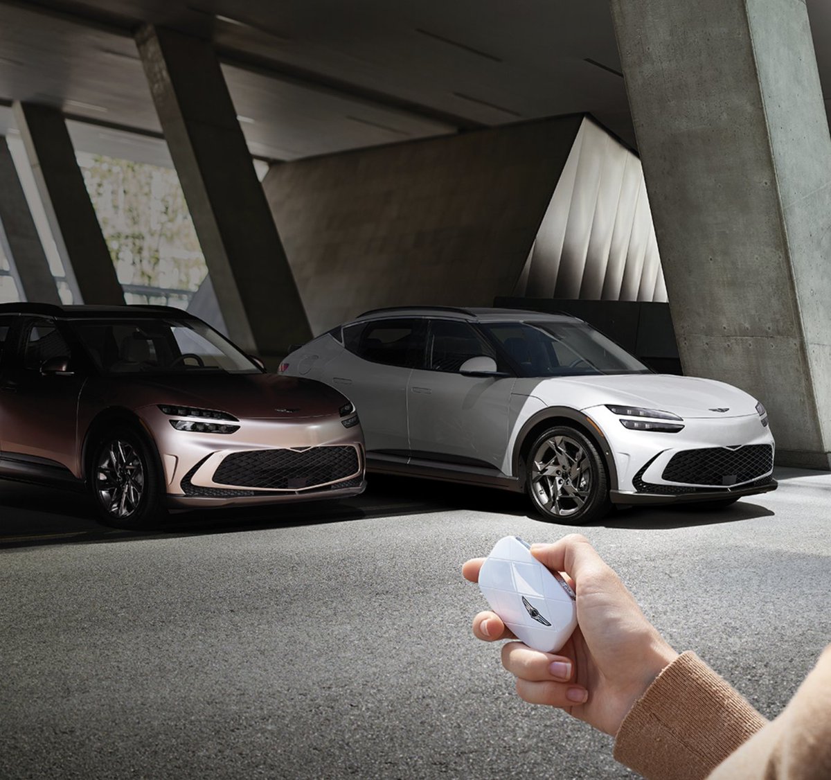 Innovation at your fingertips.

Handcrafted with intention, the GV60 offers a personalized driving experience filled with forward-facing first-class features and amenities for exceptional comfort and enjoyment.

Experience the GV60 at Genesis of Columbus. buff.ly/457SDvX