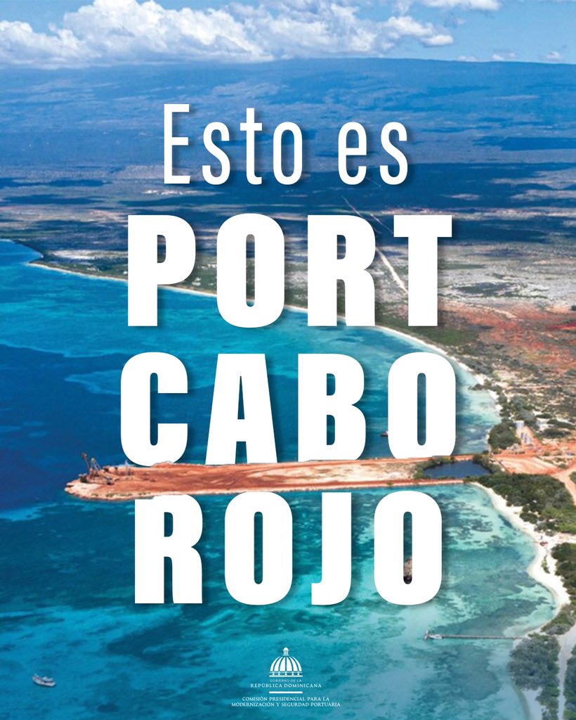 cpmsprd's tweet photo. ¡Port Cabo Rojo hará de Pedernales el destino líder de cruceros en el Caribe! Este puerto potenciará la economía, apoyará actividades productivas, fomentará emprendimientos y creará empleos de calidad. https://t.co/HIstU8mu5R