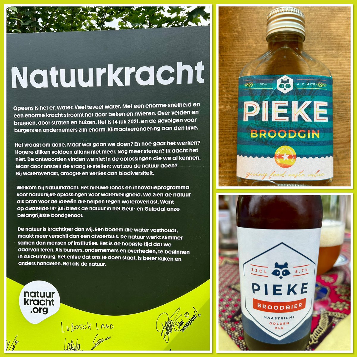 HennyLangendijk's tweet photo. #cultuurtocht2023 dag 3 (4): Lubosch Land in #Ransdaal; van melkveebedrijf naar natuurinclusief  familiebedrijf met voedselbos in aanbouw, permacultuur tuinderij en biologische  boerderijwinkel. Heerlijke vegetarische lunch! Ook huisgemaakt Broodbier- en Broodgin! @COostwegel https://t.co/wr8kA7mDEw