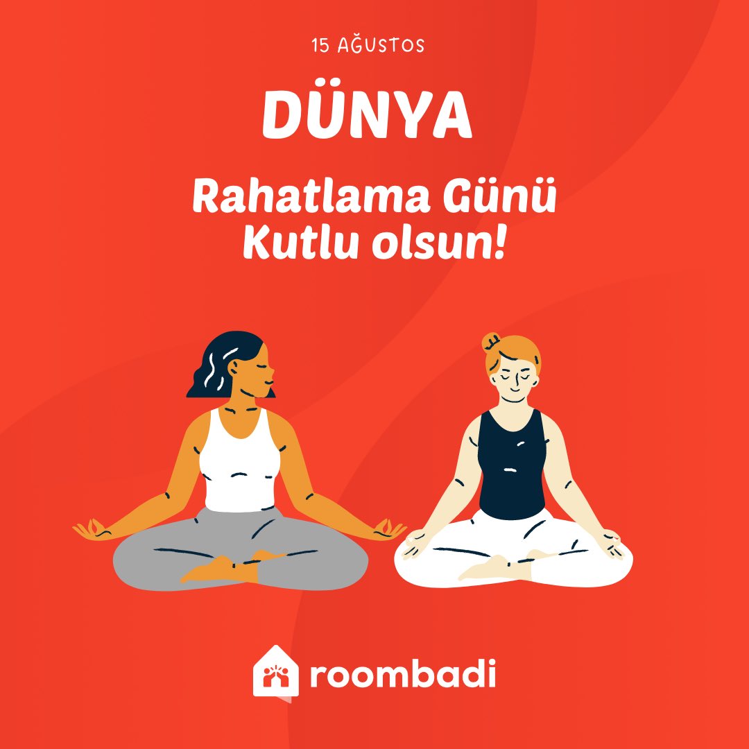 Bugünü kutlamak ve stresten uzaklaşmak için ev arkadaşınla vakit geçir, bolca sohbet et. 🧘‍♀️🧡 

#15ağustos #dünyarahatlamagünü #relaxday #evarkadaşı