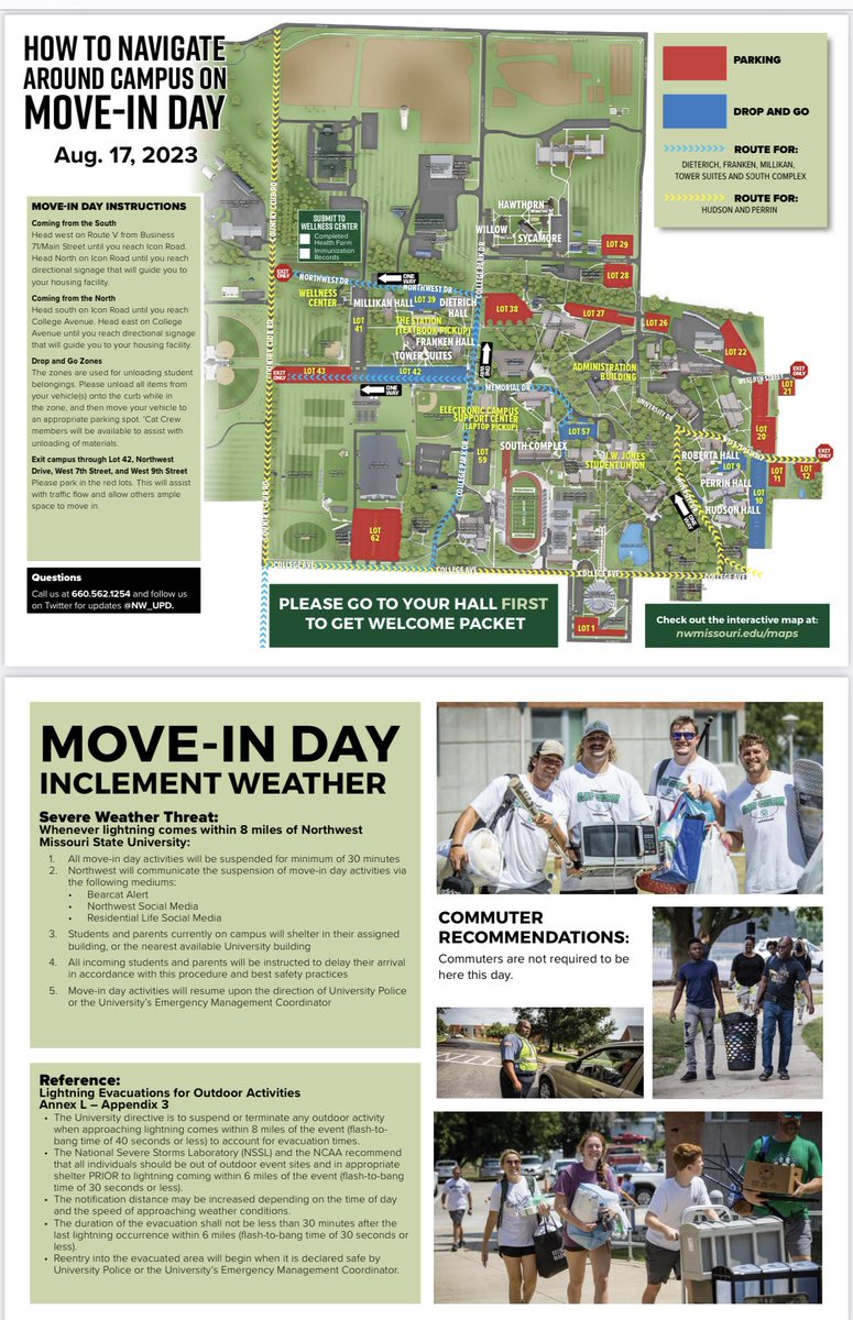 We are getting pumped up for all of the new Bearcats!! Please note there will be heavy amounts of traffic on campus and within the community. Lots of new drivers that are not familiar with roads, parking, etc. We need your help with guidance, patience and grace. Let’s GO!!