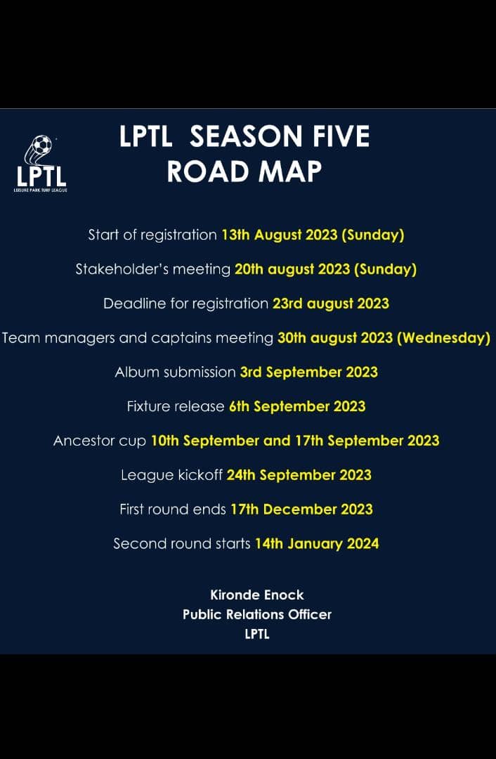 LPTL256's tweet photo. Important days to take note of ahead of #LTPL season 5 https://t.co/zfPw9aUjo6