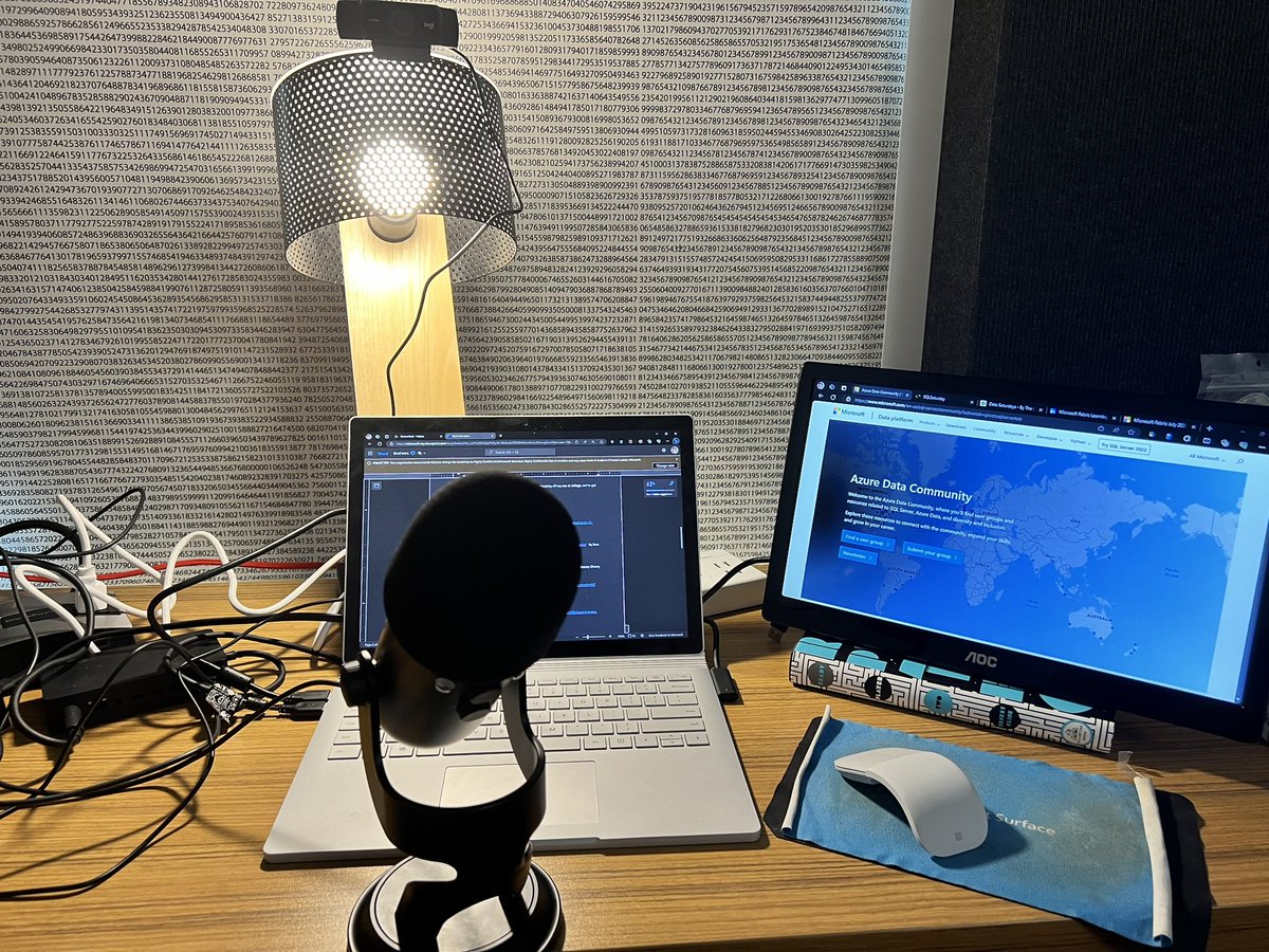 SQLBalls's tweet image. Not my normal @TalesftField set up but, we are making it work for the #AzureDataCommunity Round Table at 1 pm today!!
Link: youtube.com/live/dDnyHptD0…
cc @JoshLuedeman @neeraj_jhaveri @DBABullDog @nodestreamio