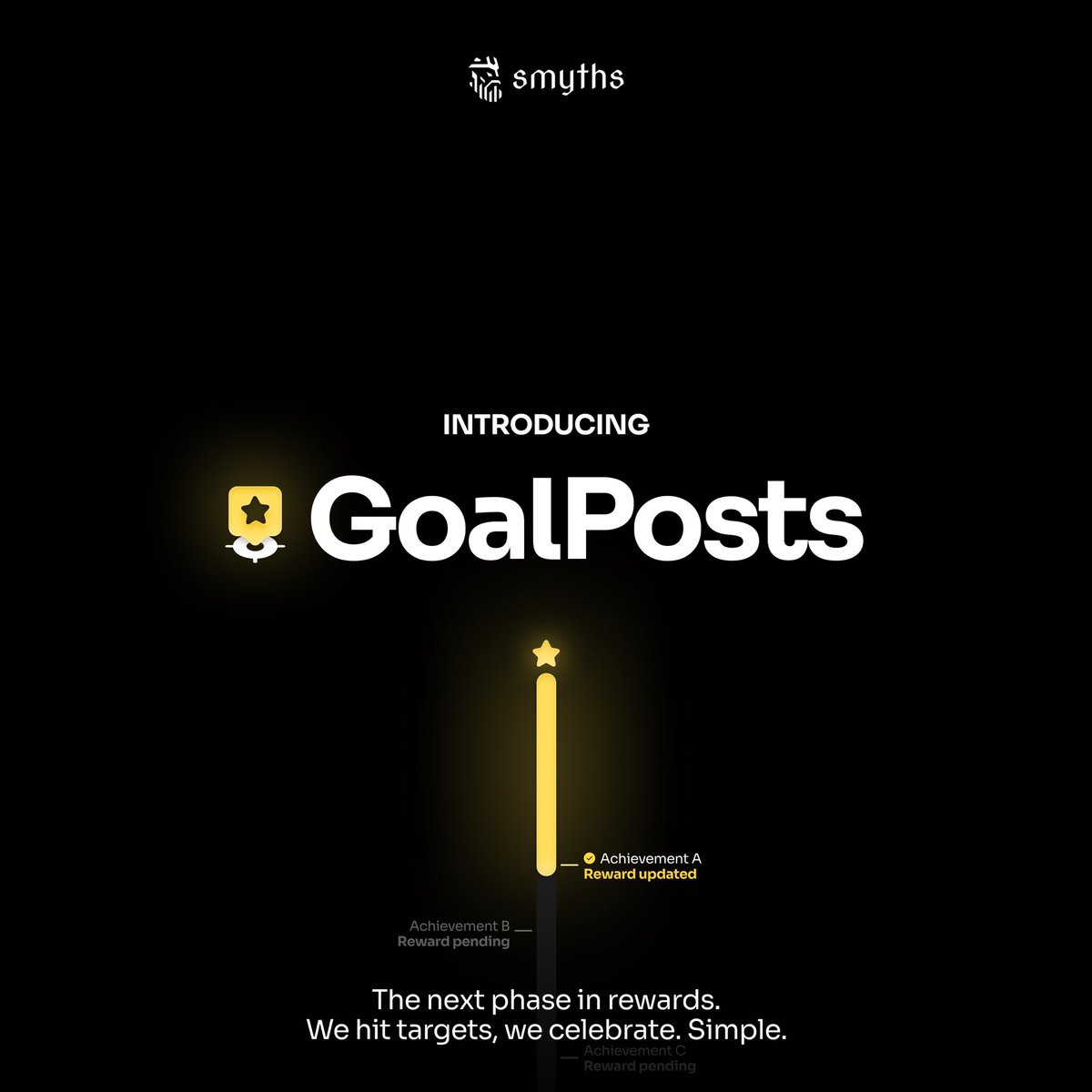 GoalPosts is the first milestone-driven tokenomics system.

We hit GoalPosts, and we all celebrate.