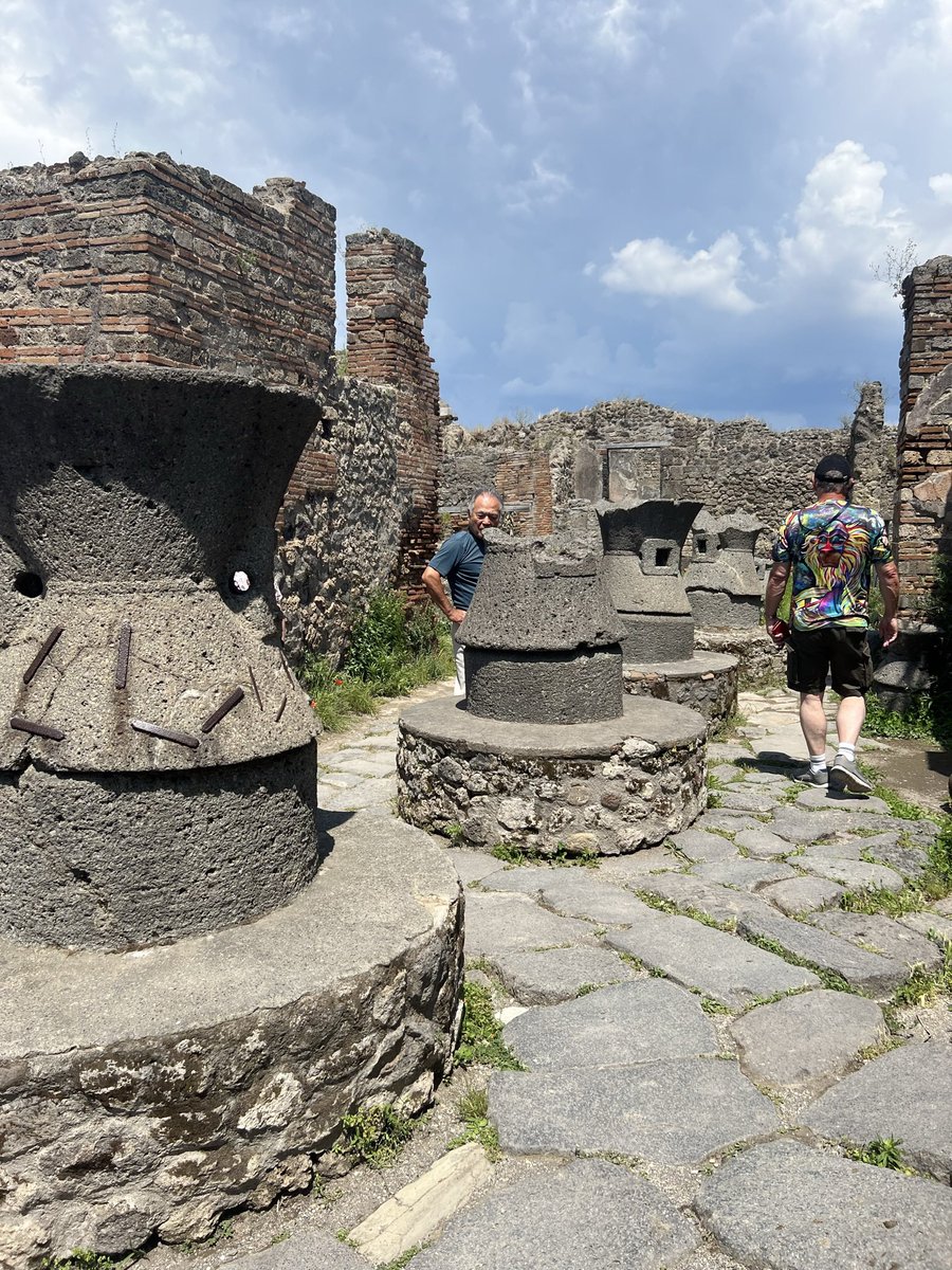 bortolottoarch's tweet photo. SPELL BINDING. Visiting the ancient Roman city of Pompeii felt like entering a time capsule that was buried under volcanic ash and preserved for centuries after the Mount Vesuvius eruption in 79 AD. Inspiring to see the culture and creativity that existed in ancient times. -XOT https://t.co/zJlWlYDv1u