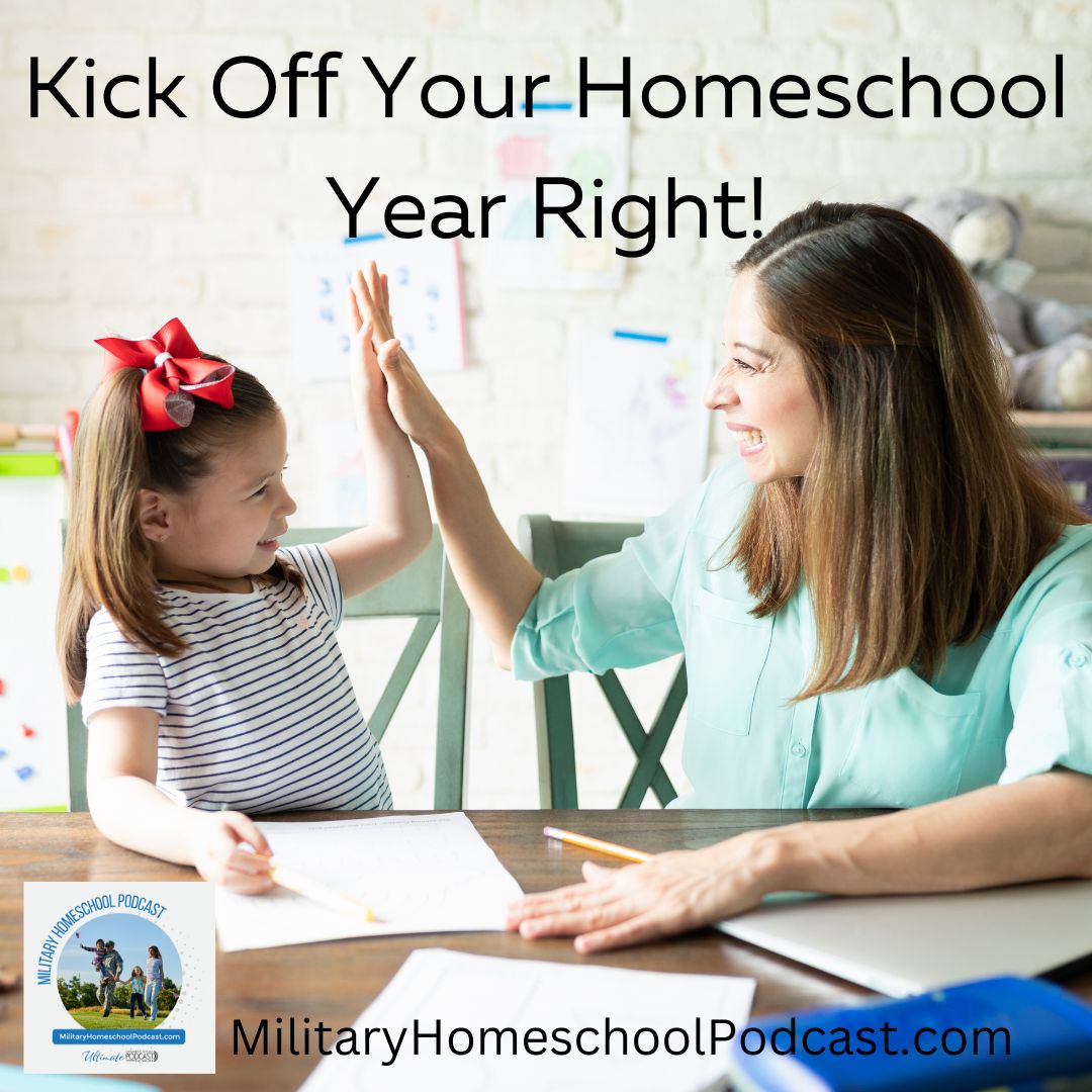 It's an all new season on the #MilitaryHomeschool Podcast! Start the #homeschool year off right with these tips from Crystal! Whether you're a year-round homeschooler or taking a break, celebrate your fresh start and make it a successful one. bit.ly/3DXtk3v